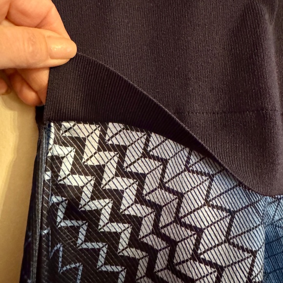 NWT Ted Baker IONAAA Mockable Slip Dress – Navy w/Geometric Skirt – Size 3 - Picture 5 of 5